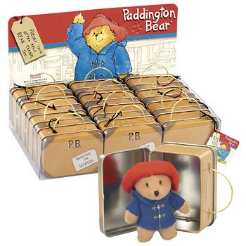 Childrens Toyshop  Toys : Mini Paddington in a Tin Suitcase