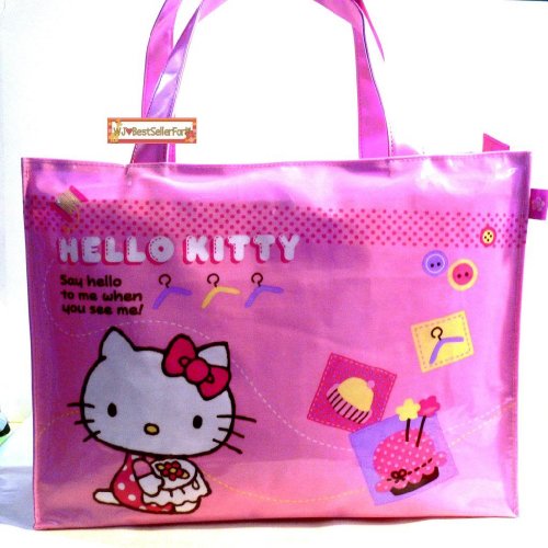 Licensed Sanrio Hello Kitty Work School Tote Shopping Shoulder Bag Handbag Purse