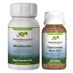Native Remedies Triple Complex Nerve Tonic and MindSoothe ComboPack