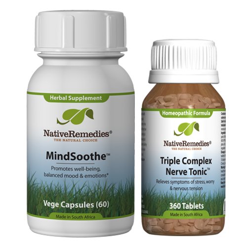 Native Remedies Triple Complex Nerve Tonic and MindSoothe ComboPack