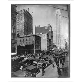 Historic Print (S): [N.Y.C. - Looking down 5th Ave. past Wendel House at corner of 39th St. - busy street sc