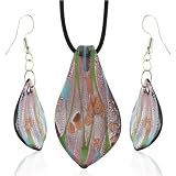Ocean Colors Murano Glass Earrings Set