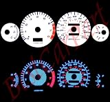 93-97 Toyota Corolla Carbon AT/MT WHITE GLOW GAUGES