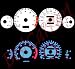 93-97 Toyota Corolla Carbon AT/MT WHITE GLOW GAUGES