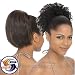 MILKY WAY 100% Human Hair Ponytail - INDIAN JERRY PONY 8" (Wet & Wavy) - 1B OFF BLACK