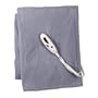 Biddeford Blankets, LLC Cement Heated Fleece Throw - 50x62"