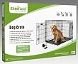 EliteField 42" 2-Door Folding Dog Crate 42" Long X 28" Wide X 30" High