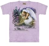 The Rose Garden T-Shirt 100% Cotton Short Sleeve Angel Shirt fits Teens & Adults