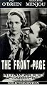 The Front Page [VHS]