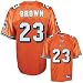 Ronnie Brown Jersey: Reebok Orange Replica #23 Miami Dolphins Jersey - XX-Large