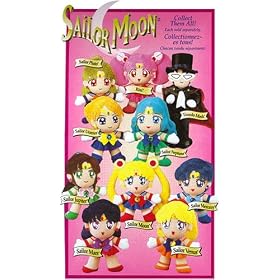 Sailor Moon Plush - Luna, Artemis, Mars, Tuxedo Mask, Uranus, Venus, Mars, Neptune Assorted Plush Dolls - See Item Description for Specific Doll Sold