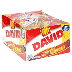 David Seeds In-Shell Sunflower Seeds Nacho, 0.8-Ounce Packages in 36-Count Boxes (Pack of 9)