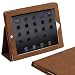 Snugg iPad 2 Leather Case Cover and Flip Stand with Elastic Hand Strap and Premium Nubuck Fibre Interior ('Distressed' Brown) - Automatically Wakes and Puts the iPad 2 to Sleep. Superior Quality Design as Featured in Wired Magazine.