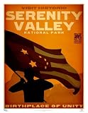 Serenity Blue Sun Travel Posters Set - Series One