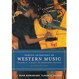 norton anthology of western music volume 2 classic to twentieth century