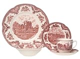 Johnson Brothers Old Britain Castles Pink Dinnerware 5-Piece Place Setting