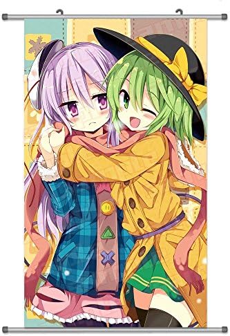 KINGS ZW A Wide Variety of Touhou Project Anime Characters Anime Wall Scroll Hanging Decor (Komeiji Satori & Komeiji Koishi 2)