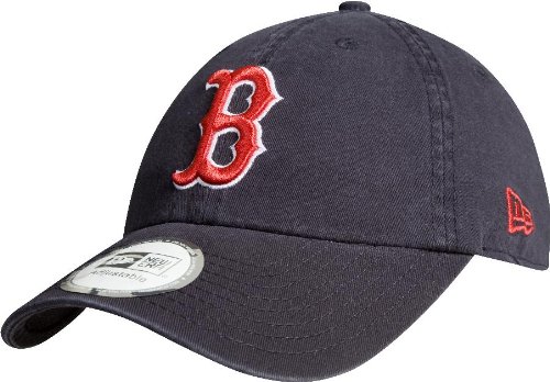 MLB Boston Red Sox Cotton Adjustable Cap, Navy blue/red at Amazon.com