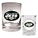 New York Jets NFL Rocks Glass & Shot Glass Set - Primary logo