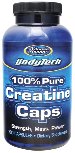 Childrens Toyshop  Health & Personal Care : BodyTech - Creatine Monohydrate 100% Pure, 2250 mg, 300 capsules