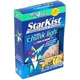 Starkist Chunk Light Tuna in Water, 4-Count, 3-Ounce Pouches (Pack of 6)