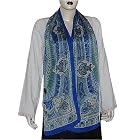 Head Scarves Casual Accessories Painted Silk Clothing For India Size 20 " X 68 "(rsrf083)