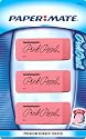 PaperMate Pink Pearl Premium Medium Rubber Eraser 3 Pack (70502PP)