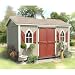 Workshop with Cupola, Gothic Windows and Shutters Aluminum Trim Color: Red, Floor: None, Vinyl Siding Color: Clay