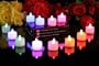Lot de 12 bougies � piles, sans flammes, � LED qui change de couleur