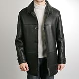 BGSD Men's Merino Shearling Walking Coat - Regular & Tall