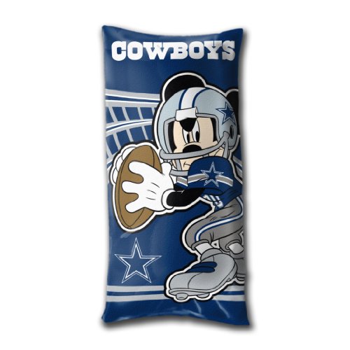 Disney/NFL Dallas Cowboys Mickey Mouse Fold-Up Body Pillow