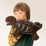 Plush Baby Galapagos Tortoise Puppet