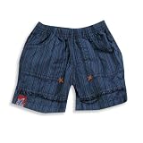 Mini Rocket by Charlie Rocket - Infant Boys Striped Short, Blue, Red