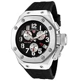 Swiss Legend Mens 10541-01 Trimix Diver Collection Chronograph Black Rubber Watch