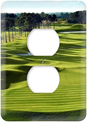 WaPlate - Green Golf Course - Switch Plate Outlet Cover