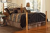 Hillsdale Winsloh Wood Post Metal Bed