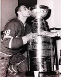 MARCEL BONIN Canadiens SIGNED 8x10 Stanley Cup Photo