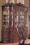 Coaster Nottingham Dining Buffet Hutch Cabinet in Rich Brown Finish