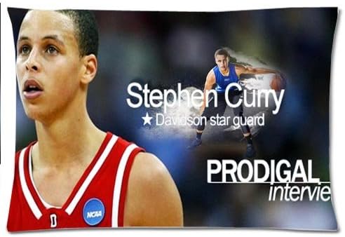 NBA Star Stephen curry background printed Pillowcase&amp;Pillow Case Cover Standard 20x30 Inch two sides