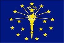 Indiana Nylon flag 2 ft. x 3 ft.