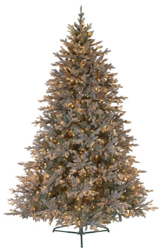 GKI Bethlehem Lighting Baby Pine Blue Full 7 1 2 Foot Christmas Tree Prelit with Clear