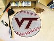 Virginia Tech Hokies 29" Round Baseball Floor Mat (Rug)