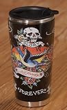 Ed Hardy Forever Travel Mug Black