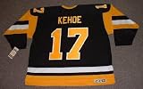 RICK KEHOE Pittsburgh Penguins 1980 CCM Vintage Throwback Away NHL Hockey Jersey