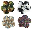 Handmade Removable Flower Pins - One-of-a-kind Collection I - Set of 4 (Crocheted Entirely By Hand)