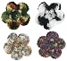 Handmade Removable Flower Pins - One-of-a-kind Collection I - Set of 4 (Crocheted Entirely By Hand)