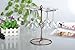 MyGift Classic Elegant Metal Tabletop 6 Wine Glass Display Holder Drying Rack Stand/Air Dry System