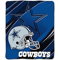 Dallas Cowboys NFL Style 50x 60 Imprint Micro Raschel Blanket/Throw - NFL Football