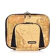 CaseCrown Double Memory Foam Pouch Case With A Front Pocket For Kindle2 (Antique Map)