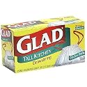 Glad Drawsting Tall Kitchen Trash Bags, 13 Gallon, 22-Count (Pack of 6)